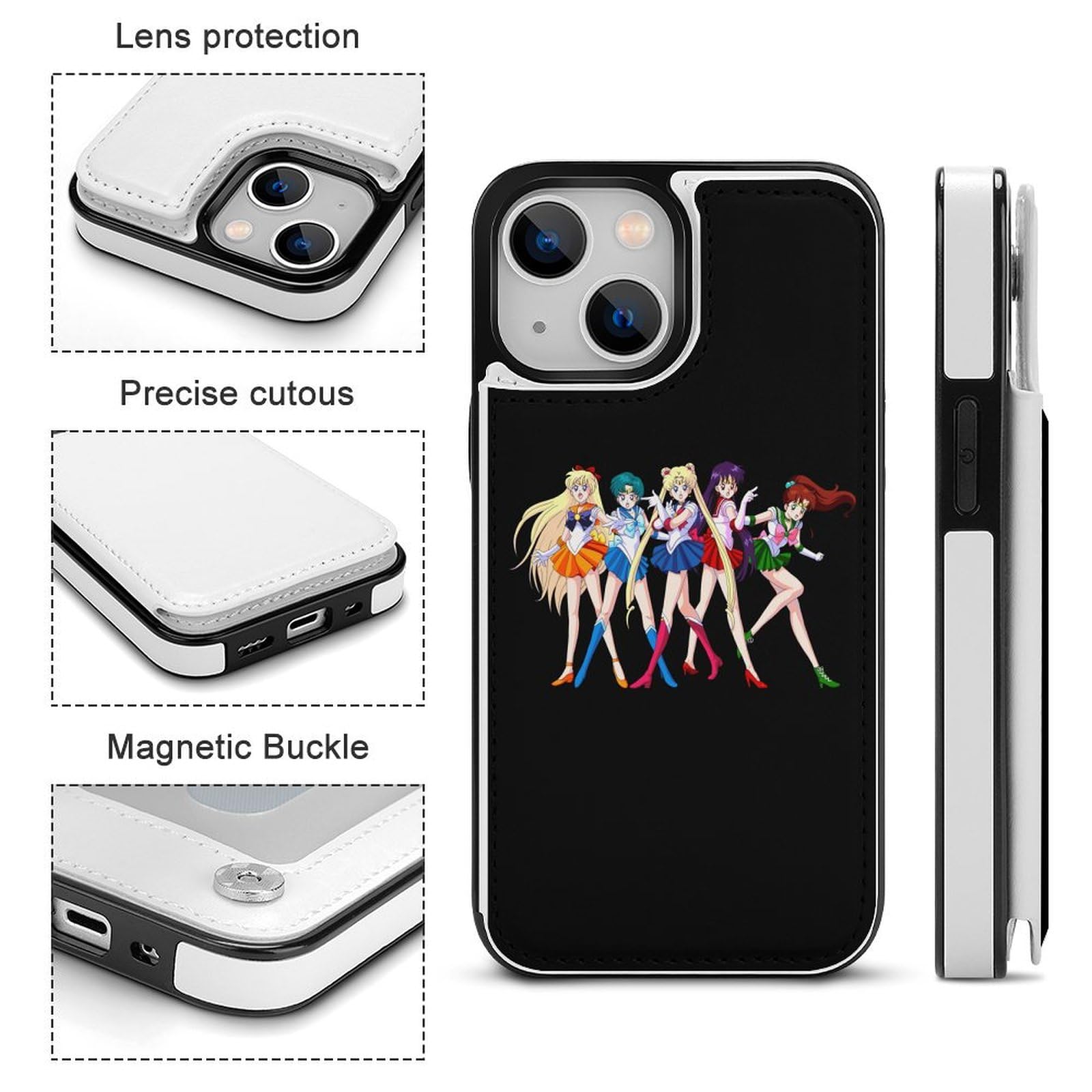 Amazon.co.jp: iPhone14 Pro Max ケース 手帳型 美少女戦士